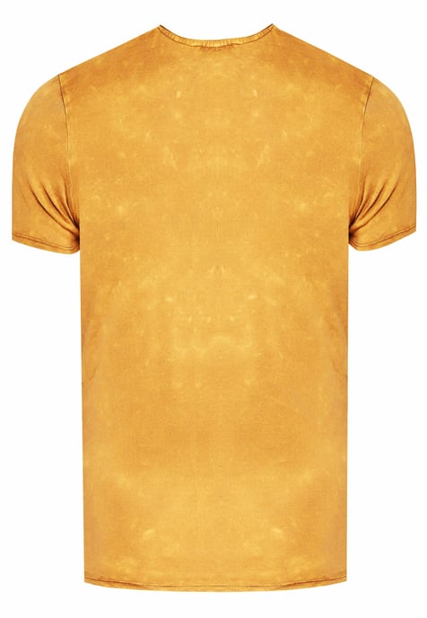 Acid washed T-shirt met prints - Image 2