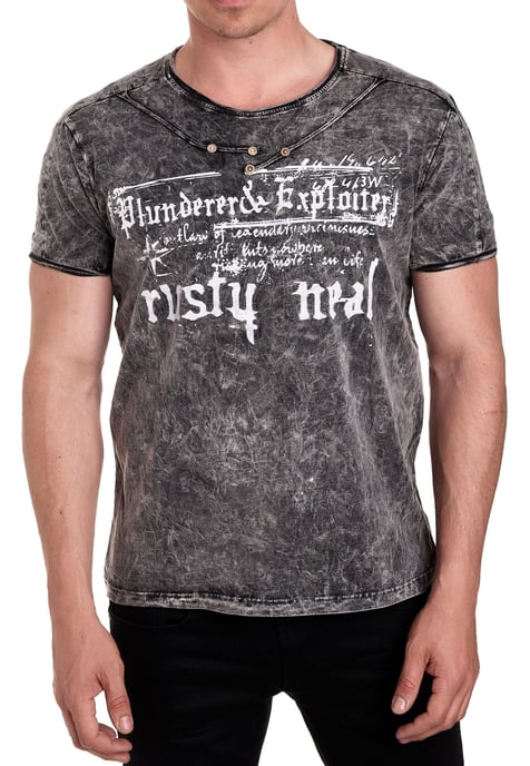 T-shirt met voorbedrukte tekst - Image 3