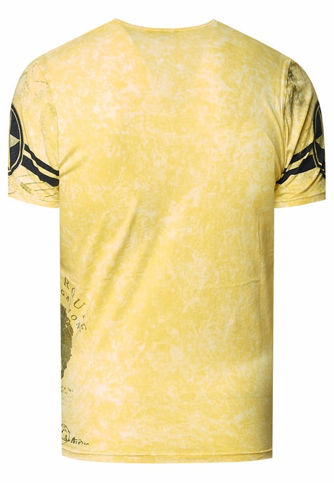 T-shirt met knoopjes aan de zijkant en een logo-print - Image 2
