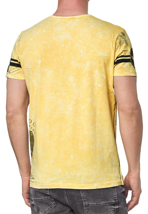 T-shirt met knoopjes aan de zijkant en een logo-print - Image 5