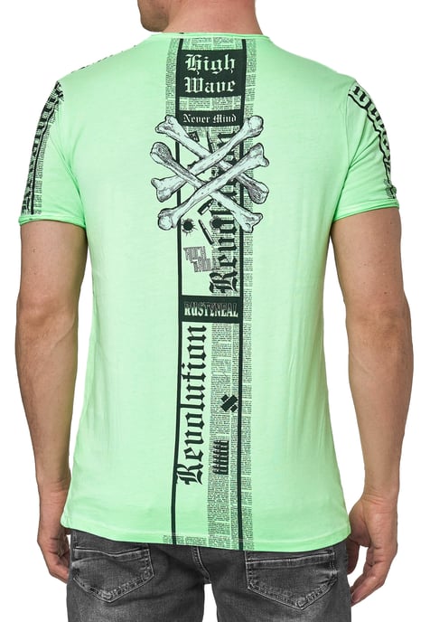 T-shirt met voor- en achterkant bedrukt - Image 4