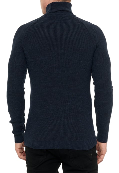 Slim Fit Fijngebreide Zakelijke Coltrui - Image 3