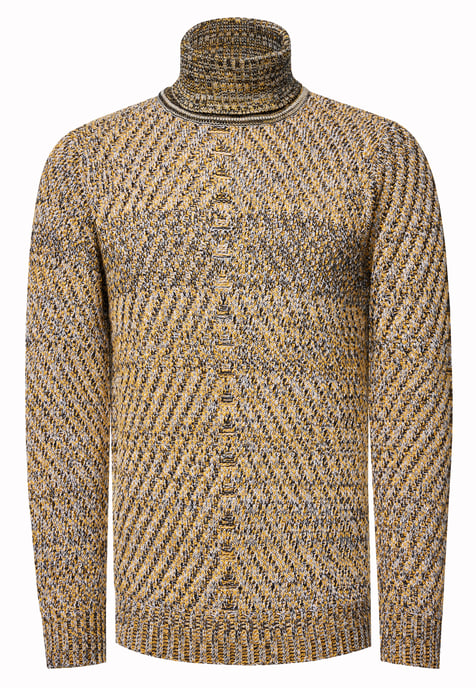 Heavy Duty Knitwear Turtleneck Sweater - Image 1
