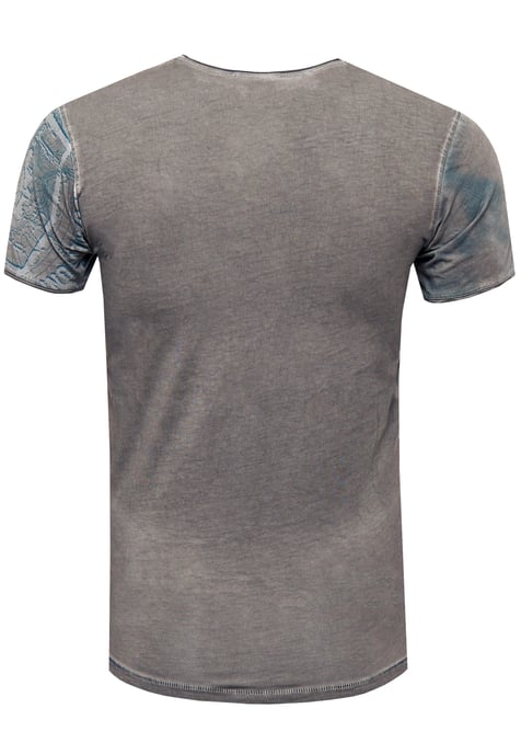 T-shirt met V-hals en strasssteentjes Trimmed - Image 2