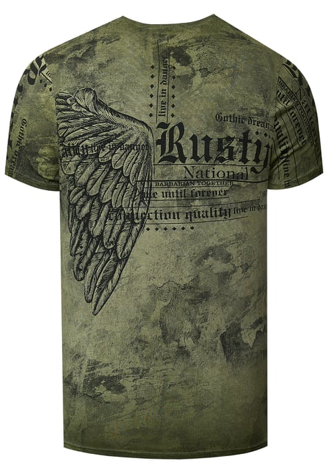 Biker T-shirt met all-over print - Image 2