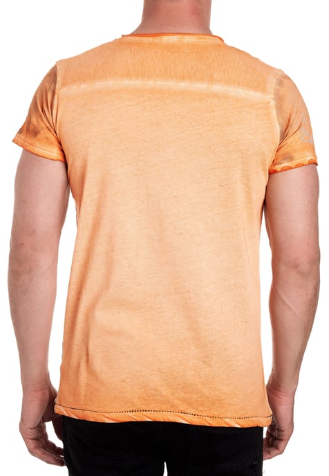 T-shirt met ronde hals en print over het hele voorpand - Image 4
