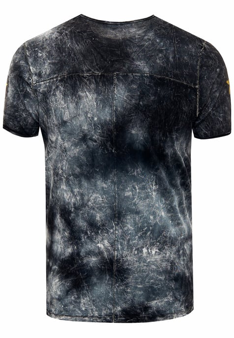 T-shirt in kleur met logo-print in de stijl van Tie Dye Batik - Image 2