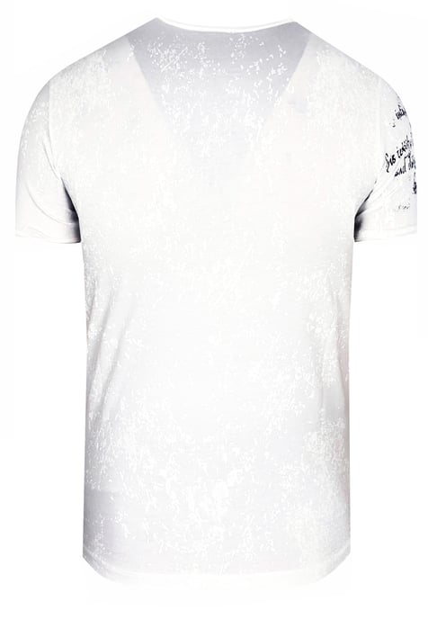 T-shirt met prints, gewassen met zuur - Image 2