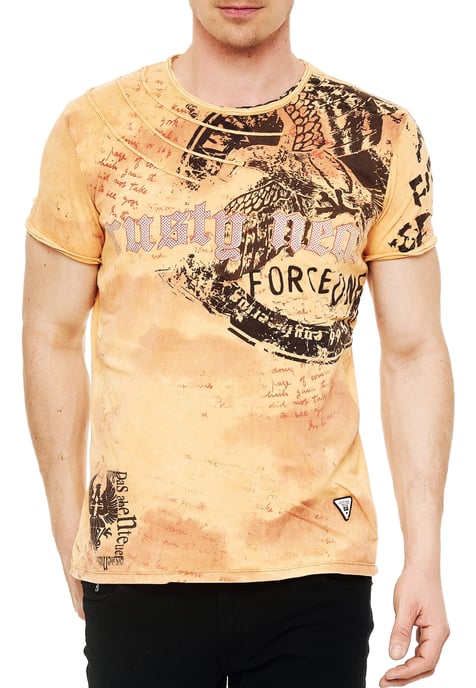 gewassen T-shirt met adelaarprint - Image 3