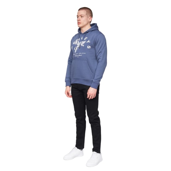 Henleys Mens Colhen Hoodie (Deep Blue) - Image 3