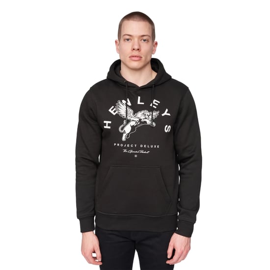 Henleys Mens Colhen Hoodie (Black) - Image 1