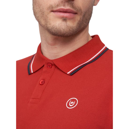 Duck and Cover Heren Hendamore Polo Shirt (Rood) - Image 3