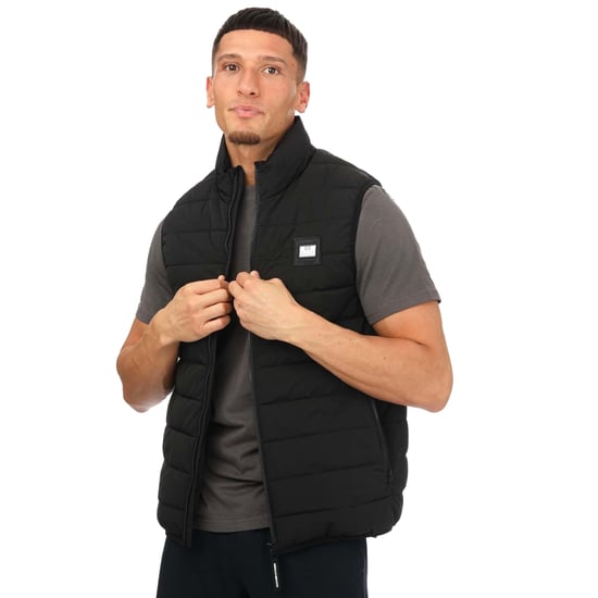 Weekend Offender Jasper vadderad gilet för herrar (Svart) - Image 3