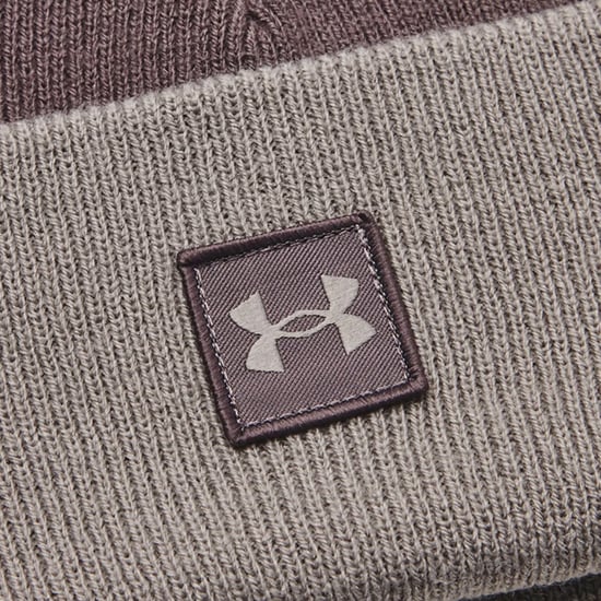Under Armour Mens Halftime Shallow Cuffed Beanie (Grey) - Image 2