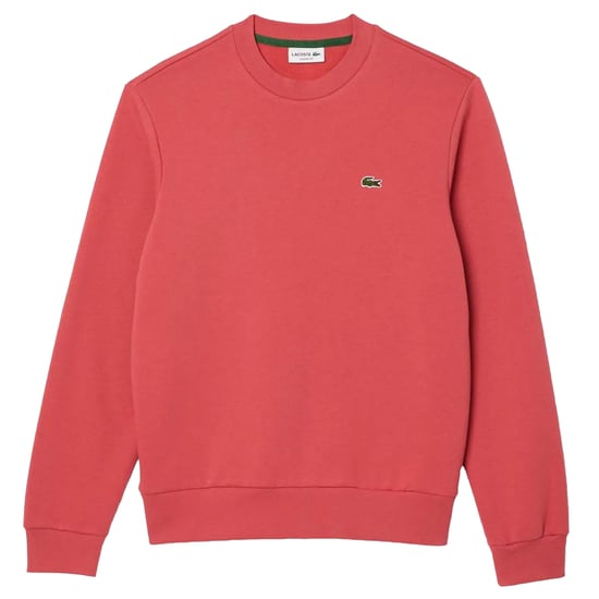 Lacoste Uniseks Fleece Sweatshirt met ronde hals voor volwassenen (Rood) - Image 1