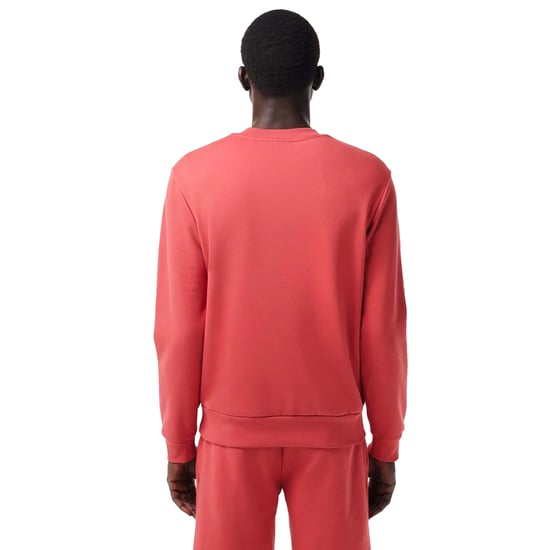 Lacoste Uniseks Fleece Sweatshirt met ronde hals voor volwassenen (Rood) - Image 2
