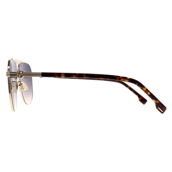 Hugo Boss Aviator Mens Gold Havana Grey Brown Gradient Anti Reflective BOSS 1743/S - Image 3