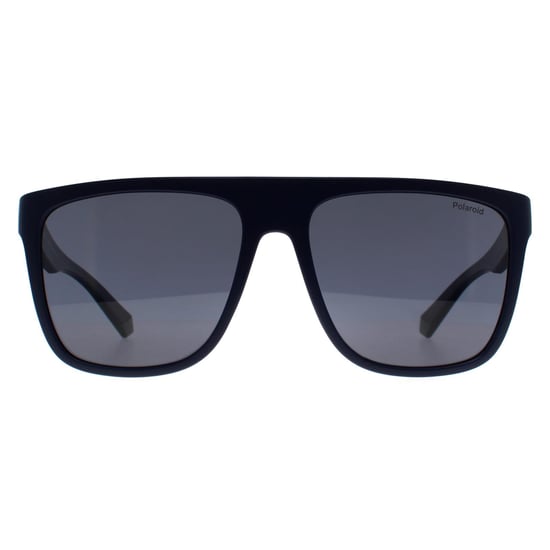 Polaroid Square Mens Matte Blue Blue Grey Polarized PLD 2162/S - Image 1