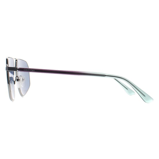 Calvin Klein Aviator Mens Light Gunmetal Blue CK23126S - Image 3