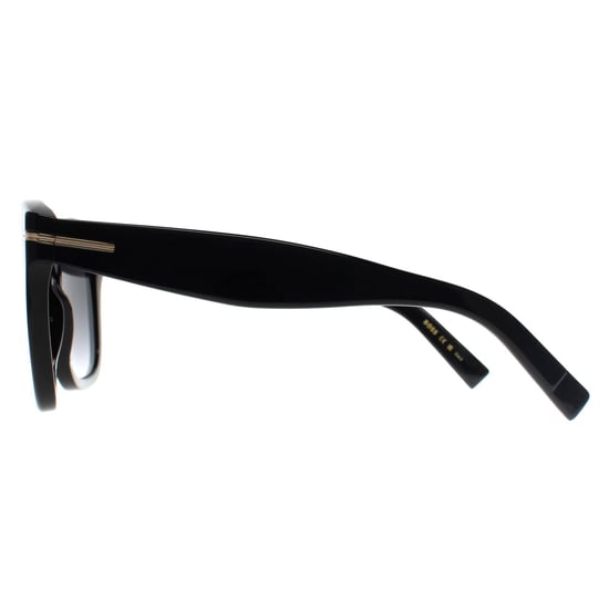 Hugo Boss Square Womens Shiny Black Grey Gradient with Light Mirror BOSS 1731/S - Image 3