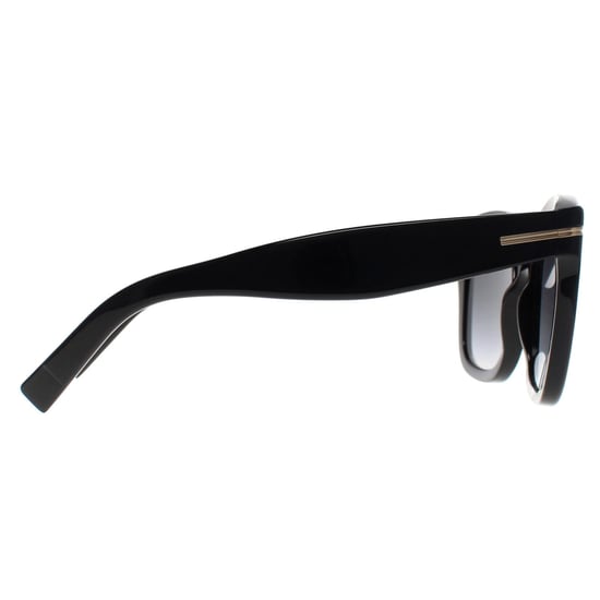 Hugo Boss Square Womens Shiny Black Grey Gradient with Light Mirror BOSS 1731/S - Image 4