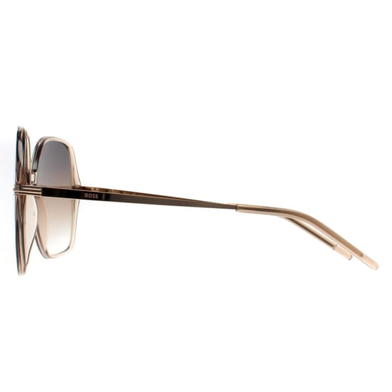 Hugo Boss Square Womens Transparent Beige Gold Grey Brown Gradient BOSS 1660/S - Image 3