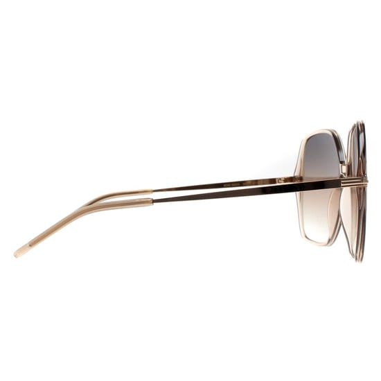 Hugo Boss Square Womens Transparent Beige Gold Grey Brown Gradient BOSS 1660/S - Image 4