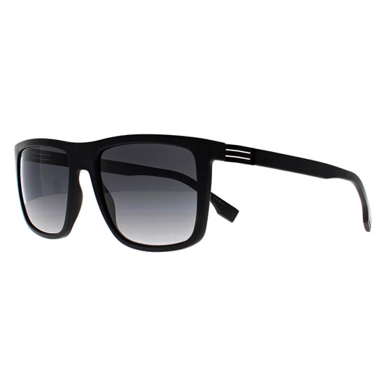 Hugo Boss Rectangle Mens Matte Black Dark Grey Gradient BOSS 1699/S - Image 2