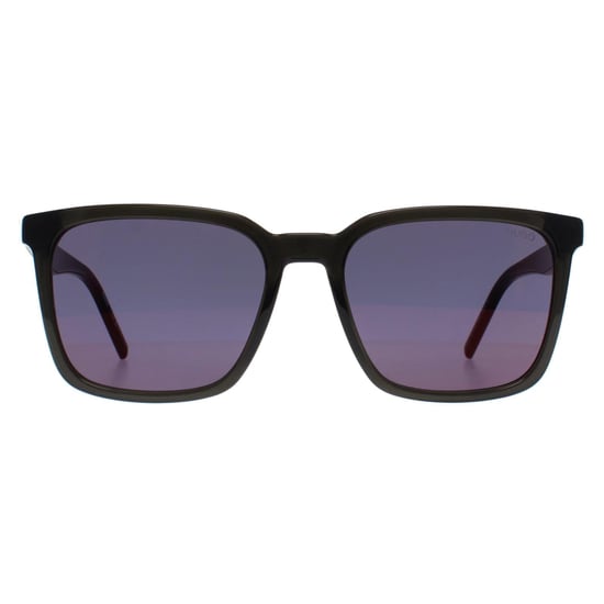 Hugo by Hugo Boss Square Mens Black Red Mirror HG 1327/S - Image 1