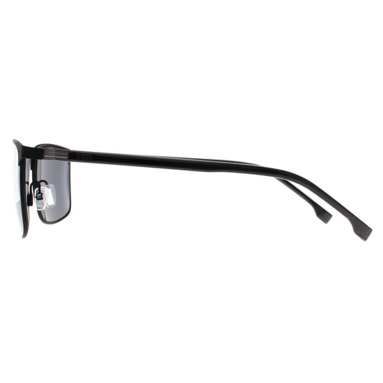 Hugo Boss Rectangle Mens Matte Black Ruthenium Grey BOSS 1635/S - Image 3