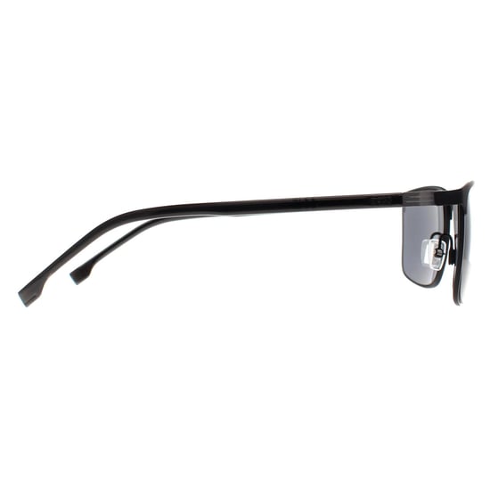 Hugo Boss Rectangle Mens Matte Black Ruthenium Grey BOSS 1635/S - Image 4