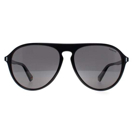 Polaroid Aviator Unisex Zwart Grijs Gepolariseerd PLD 6225/S - Image 1