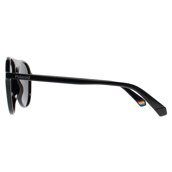 Polaroid Aviator Unisex Zwart Grijs Gepolariseerd PLD 6225/S - Image 3