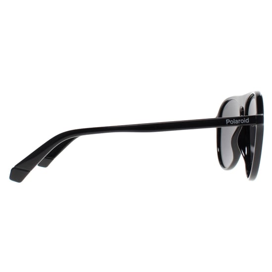 Polaroid Aviator Unisex Zwart Grijs Gepolariseerd PLD 6225/S - Image 4