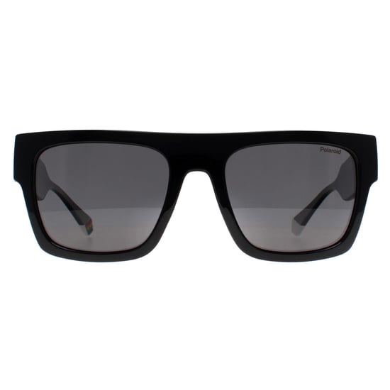 Polaroid Rectangle Unisex Black Grey Polarized PLD 6224/S/X - Image 1