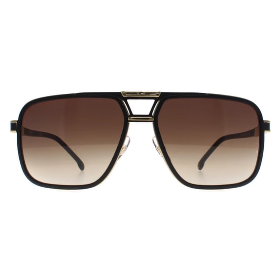 Carrera Aviator Mens Black Gold Brown Gradient Carrera 1071/S - Image 1