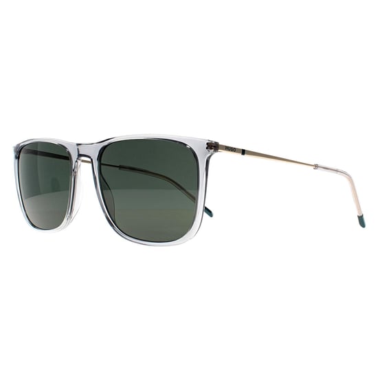 Hugo by Hugo Boss Rectangle Unisex Transparent Grey Gold Green HG 1319/S - Image 2