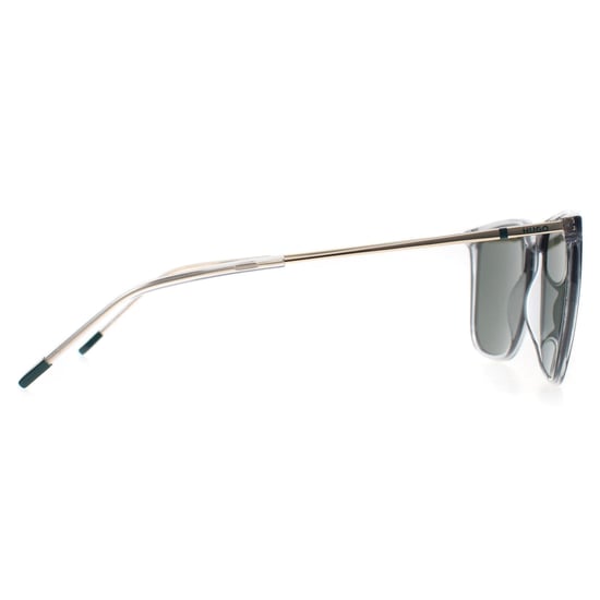Hugo by Hugo Boss Rectangle Unisex Transparent Grey Gold Green HG 1319/S - Image 4