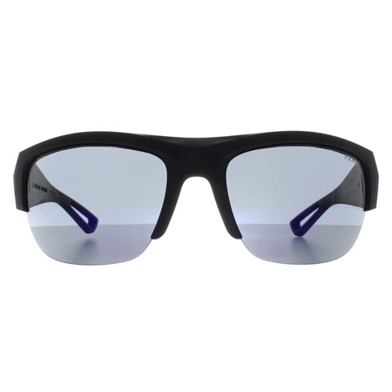 Prada Sport Sport Mens Matte Black Dark Blue Violet Mirror PSA01S - Image 1