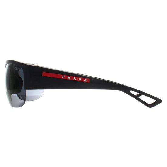 Prada Sport Sport Mens Matte Black Dark Blue Violet Mirror PSA01S - Image 3
