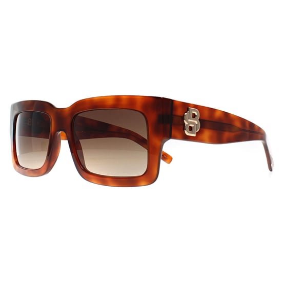 Hugo Boss Rectangle Womens Light Havana Brown Gradient BOSS 1654/S - Image 2