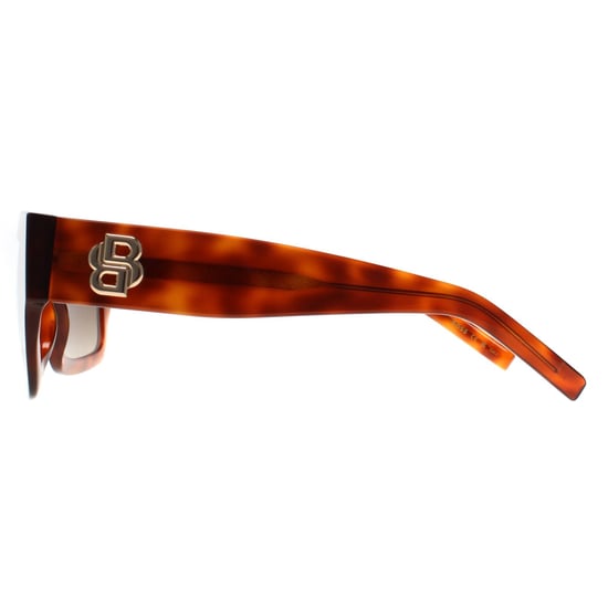 Hugo Boss Rectangle Womens Light Havana Brown Gradient BOSS 1654/S - Image 3