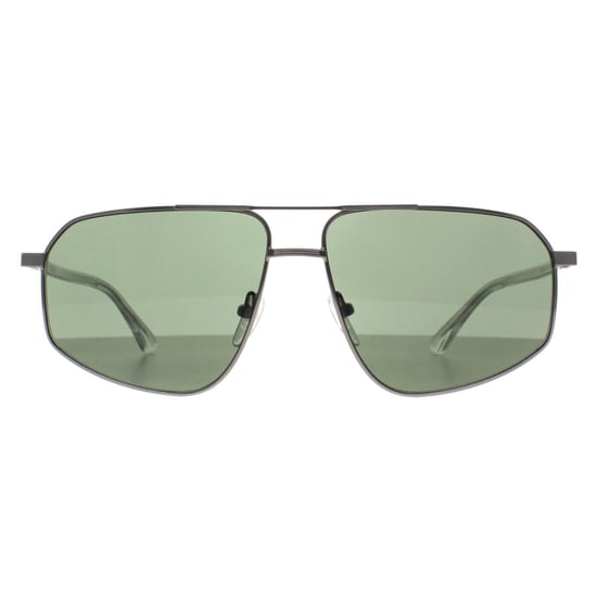 Calvin Klein Aviator Mens Matte Light Gunmetal Green CK23126S - Image 1