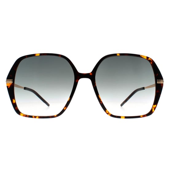 Hugo Boss Square Womens Havana Gold Grey Gradient BOSS 1660/S - Image 1