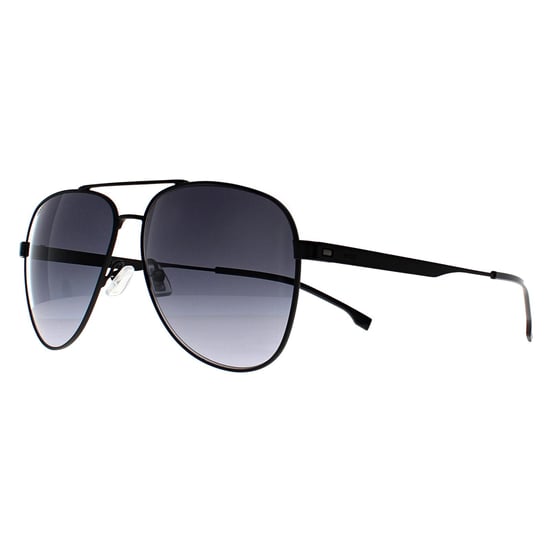 Hugo Boss Aviator Mens Matte Black Dark Grey Gradient BOSS 1641/S - Image 2