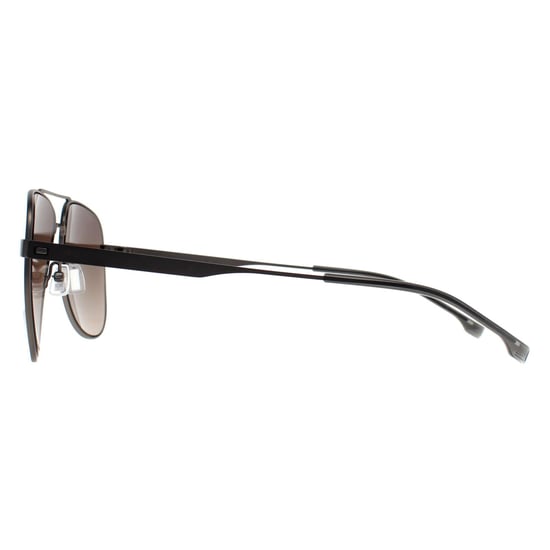 Hugo Boss Aviator Mens Matte Dark Ruthenium Brown Gradient BOSS 1641/S - Image 3