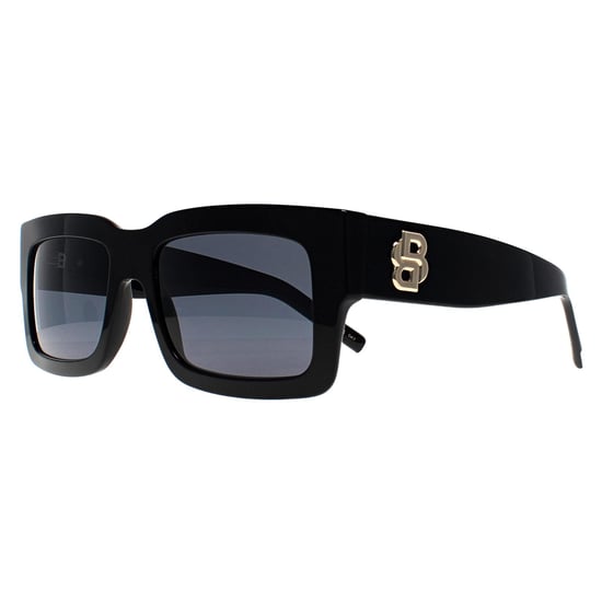 Hugo Boss Rectangle Womens Black Grey BOSS 1654/S - Image 2