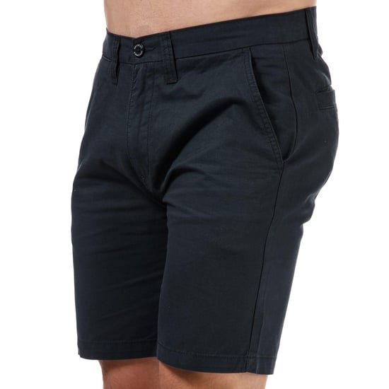 Weekend Offender Dillenger Shorts i bomullstwill för herrar (Marinblått) - Image 3
