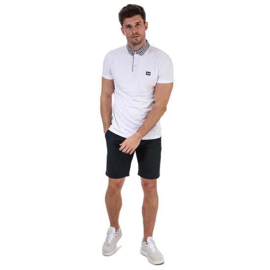 Weekend Offender Dillenger Shorts i bomullstwill för herrar (Marinblått) - Image 6