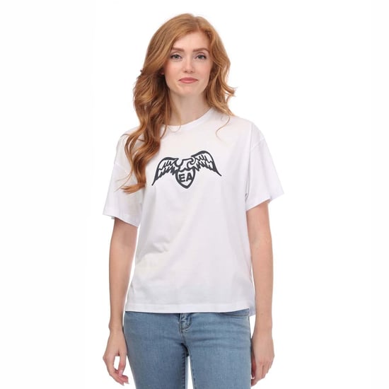 Emporio Armani T-shirt för kvinnor och damer (Vit) - Image 1